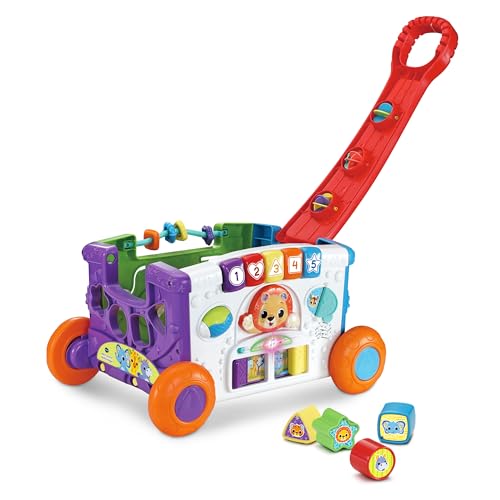 VTech Baby Mein erster Bollerwagen – Handwagen mit Griff, Tasten, verschiebbaren Elementen, 4 Förmchen und Musik – Für Kinder von 12-36 Monaten VTech Baby Mein erster Bollerwagen – Handwagen mit Griff, Tasten, verschiebbaren Elementen, 4 Förmchen und Musik – Für Kinder von 12-36 Monaten von VTech Baby