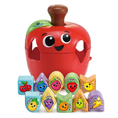 VTech Baby Sortierspaß-Apfel – Steckspiel mit Lerninhalten zu Formen, Farben und Früchten – Für Kinder von 12-36 Monaten VTech Baby Sortierspaß-Apfel – Steckspiel mit Lerninhalten zu Formen, Farben und Früchten – Für Kinder von 12-36 Monaten von Vtech