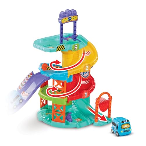 VTech Baby Tut Tut Baby Flitzer - Parkhaus – Interaktive Parkgarage mit beweglichen Elementen, Melodien, Liedern und mehrsprachigem Tut Tut Baby Flitzer Bus – Für Kinder von 1-5 Jahren VTech Baby Tut Tut Baby Flitzer - Parkhaus – Interaktive Parkgarage mit beweglichen Elementen, Melodien, Liedern und mehrsprachigem Tut Tut Baby Flitzer Bus – Für Kinder von 1-5 Jahren von Vtech