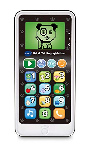 VTech Bel & Tel Puppytelefoon Lernspiele (1,5 Jahre) 4 Jahre (e), Niederländisch, Kunststoff, CE, AAA von Vtech