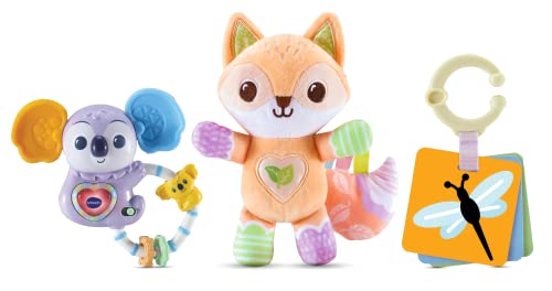 VTech Fox & Friends Geschenkset | Kuscheliger Babyfuchs, musikalische Koala-Rassel & Lernkartei | Babyspielzeug für motorische Entwicklung | geeignet für Kinder ab 0 Monaten VTech Fox & Friends Geschenkset | Kuscheliger Babyfuchs, musikalische Koala-Rassel & Lernkartei | Babyspielzeug für motorische Entwicklung | geeignet für Kinder ab 0 Monaten von Vtech