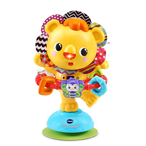 VTech - Hula-Hoop, P'tit Lion à Ventouse, Jouet Ventouse pour Chaise Haute - Version FR von Vtech