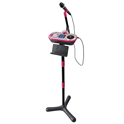 VTech Kidi Super Star DJ Studio pink – 10-in-1 Karaokespielzeug mit Mikrofon, abnehmbarem DJ-Mischpult und vielen Effekten zum Bearbeiten der Musik – Für Kinder von 6-12 Jahren von Vtech