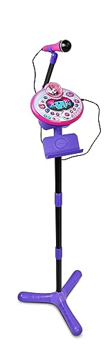 VTech Kidi Superstar Light Show, Karaoke-Mikrofon für Kinder, Lichteffekte, Konzert-Effekte, schließen Sie Ihren MP3-Player an, verstellbares Mikrofon max. 140 cm, italienische Sprache, Batterien im VTech Kidi Superstar Light Show, Karaoke-Mikrofon für Kinder, Lichteffekte, Konzert-Effekte, schließen Sie Ihren MP3-Player an, verstellbares Mikrofon max. 140 cm, italienische Sprache, Batterien im von Vtech