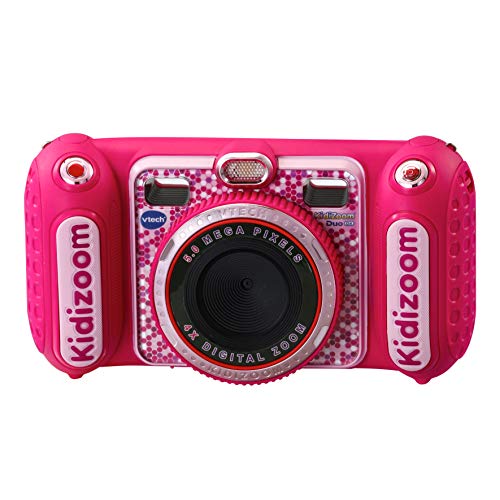 VTech KidiZoom Duo DX pink – Kinderkamera mit Selfie- und Videofunktion, Effekten, Spielen, Musikplayer und vielem mehr – Für Kinder von 4-10 Jahren von Vtech