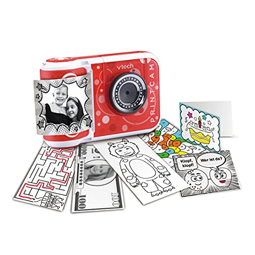 VTech KidiZoom Print Cam – Sofortbild-Kinderkamera mit Druckfunktion, Selfie- und Videofunktion, Effekten, Spielen u. v. m. – Für Kinder von 4-12 Jahren von Vtech