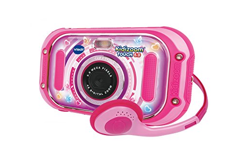 VTech KidiZoom Touch 5.0 pink – Kinderkamera mit Touchscreen, Selfie- und Videofunktion, Effekten, Spielen und vielem mehr – Für Kinder von 5-12 Jahren von Vtech