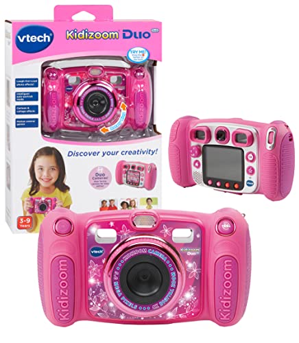 VTech Kidizoom Duo 5.0 Digitale Kamera für Kinder, 5 MP, Farbdisplay, 2 Objektive, Pink Englische Version Rosa VTech Kidizoom Duo 5.0 Digitale Kamera für Kinder, 5 MP, Farbdisplay, 2 Objektive, Pink Englische Version Rosa von Vtech