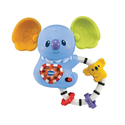 VTech Kimi Interaktive Rassel, Baby-Rassel mit Bewegungssensor, beleuchtete Taste in Herzform, Babyspiel mit Melodien und Sätzen, verschiedene Texturen, italienische Sprache, Batterien im Lieferumfang VTech Kimi Interaktive Rassel, Baby-Rassel mit Bewegungssensor, beleuchtete Taste in Herzform, Babyspiel mit Melodien und Sätzen, verschiedene Texturen, italienische Sprache, Batterien im Lieferumfang von Vtech