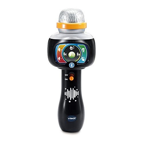 VTech Kindermikrofon Karaoke, singt mit Mir, Spielzeug für Kinder + 2 Jahre, spanische Version, Schwarz von Vtech