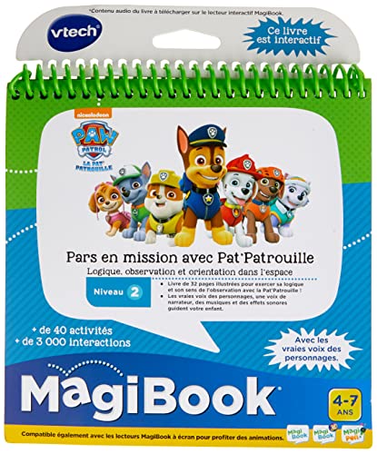 VTech - MagiBook Paw Patrol, Lernbuch für Kinder, Stufe 2, mit Paw Patrol, illustrierte und interaktive Seiten, Geschenk für Jungen und Mädchen von 4 Jahren bis 7 Jahren – Inhalt auf Französisch VTech - MagiBook Paw Patrol, Lernbuch für Kinder, Stufe 2, mit Paw Patrol, illustrierte und interaktive Seiten, Geschenk für Jungen und Mädchen von 4 Jahren bis 7 Jahren – Inhalt auf Französisch von Vtech