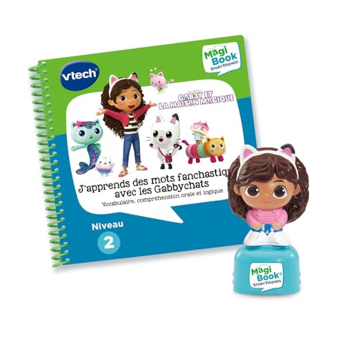 VTech MagiBook Story'Friends – Buch Gabby Ich lerne fanchastische Wörter mit den Gabbychats von Vtech