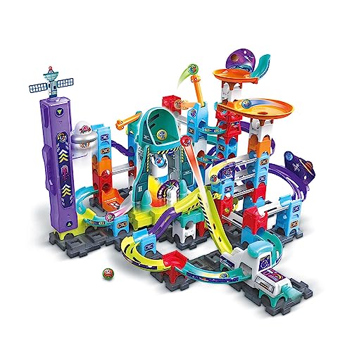 VTech - Marble Rush, Elektronische Kugelbahn, Space Magnetic Mission Set XL300E, magnetisches Bauspiel, 120 Teile, 10 Kugeln, Geschenk für Kinder ab 4 Jahren – Inhalt in Französisch VTech - Marble Rush, Elektronische Kugelbahn, Space Magnetic Mission Set XL300E, magnetisches Bauspiel, 120 Teile, 10 Kugeln, Geschenk für Kinder ab 4 Jahren – Inhalt in Französisch von Vtech