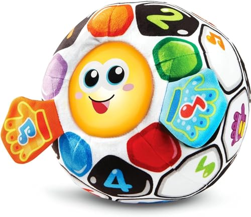 VTech My 1st Football Friend, Fußball Spielzeug für sensorisches Spielen, Interaktives Spielzeug, Lernspielzeug mit Lernspielen, geeignetes Geschenk für Jungen und Mädchen im Alter von 1 2 3 Jahren von Vtech