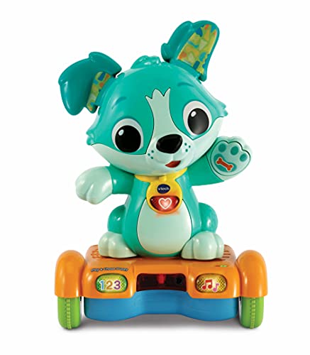 VTech Play & Chase Puppy, Interactive Baby Toy with 2 Modes of Play, Baby Musical Toy with Songs, Sounds and Phrases, Baby Walker Suitable for Boys and Girls Aged 12 Months + VTech Play & Chase Puppy, Interactive Baby Toy with 2 Modes of Play, Baby Musical Toy with Songs, Sounds and Phrases, Baby Walker Suitable for Boys and Girls Aged 12 Months + von Vtech