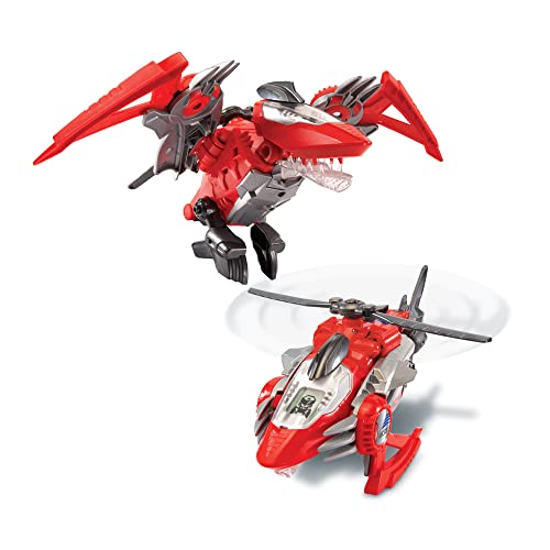 VTech Switch & Go Dinos, Dinosaurier mit Sound Kyrion, der Super Pteranodon, 2-in-1-Spielzeug, verwandelbar in einen Hubschrauber, Geschenk für Kinder ab 4 Jahren – Inhalt in Französisch von Vtech