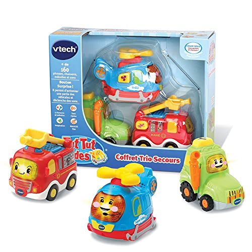 VTech TUT TUT Bolides – 80–205805 – Coffret Trio Pompiers: Leo + Gaetan + Barnabe VTech TUT TUT Bolides – 80–205805 – Coffret Trio Pompiers: Leo + Gaetan + Barnabe von Vtech