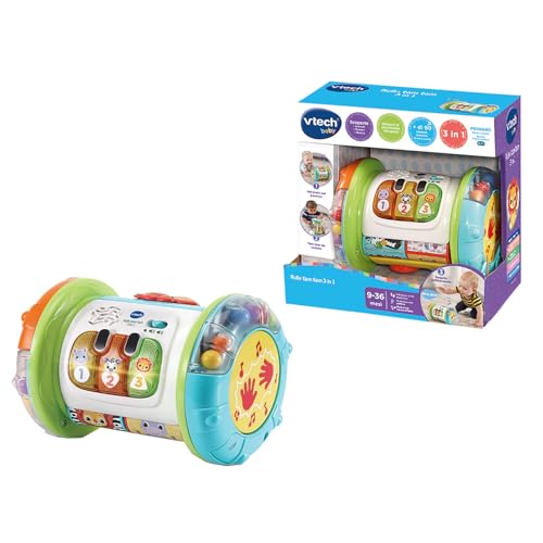 VTech Tam Tam Roller - 3 in 1, Multifunktionsrolle für Kinder, 3 Spielmodi, Klavier für Kinder, feine und globale Motorik, Bewegungssensor, italienische Sprache, Batterien im Lieferumfang enthalten, VTech Tam Tam Roller - 3 in 1, Multifunktionsrolle für Kinder, 3 Spielmodi, Klavier für Kinder, feine und globale Motorik, Bewegungssensor, italienische Sprache, Batterien im Lieferumfang enthalten, von Vtech