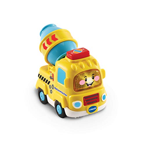 Vtech TUT TUT Baby Flitzer - Betonmischer – Spielzeugauto mit Musik, aufleuchtender Taste, spannenden Sätzen und Geräuschen – Für Kinder von 1-5 Jahren Vtech TUT TUT Baby Flitzer - Betonmischer – Spielzeugauto mit Musik, aufleuchtender Taste, spannenden Sätzen und Geräuschen – Für Kinder von 1-5 Jahren von VTech Baby