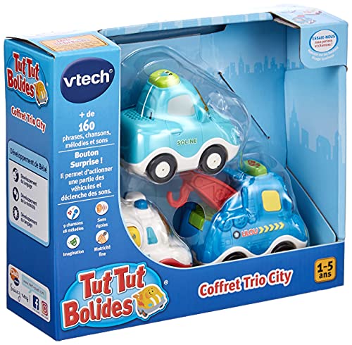 Vtech - 207325 - Jouet Musical - Tut Tut Bolides - Coffret Trio City - Taxi Jaune + Bus Rouge + 4 X 4 Vtech - 207325 - Jouet Musical - Tut Tut Bolides - Coffret Trio City - Taxi Jaune + Bus Rouge + 4 X 4 von Vtech
