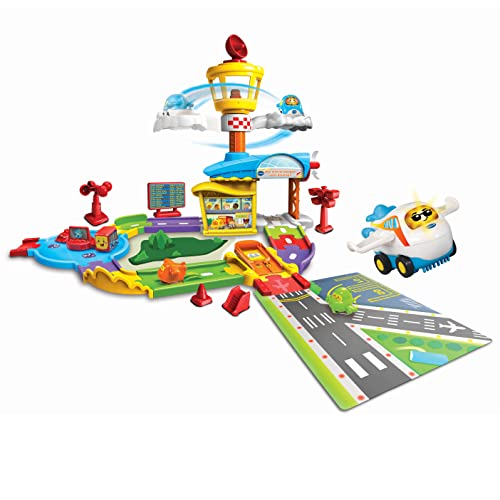 Vtech 3480-548822 80-548822 TTB Flughafen Abenteuer (+ Jet), Spielzeug für Kinder + 1 Jahr, spanische Version, Mehrfarbig, único von Vtech