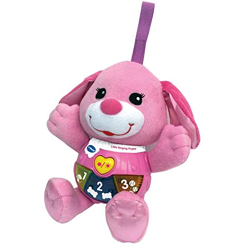 VTech 502353 Little Singing Puppy, Educational Toy, Baby Musical Interactive Toy with Lights and Sounds, Gift Suitable for 3, 6, 12 Month Boys and Girls, Pink, 5.0 cm*11.0 cm*11.0 cm VTech 502353 Little Singing Puppy, Educational Toy, Baby Musical Interactive Toy with Lights and Sounds, Gift Suitable for 3, 6, 12 Month Boys and Girls, Pink, 5.0 cm*11.0 cm*11.0 cm von Vtech
