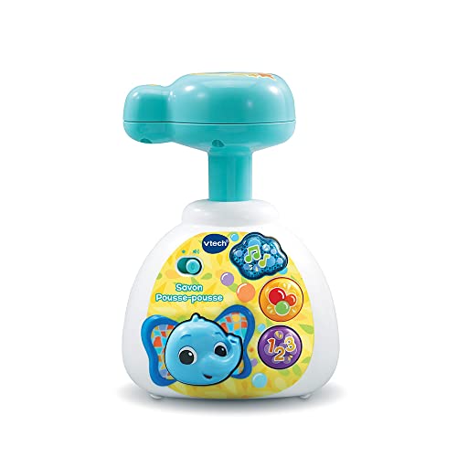 VTech - P' Lumi Schubstockseife, Spielzeug, Seifenspender – 1/3 Jahre – Version FR 552005, Mehrfarbig von Vtech