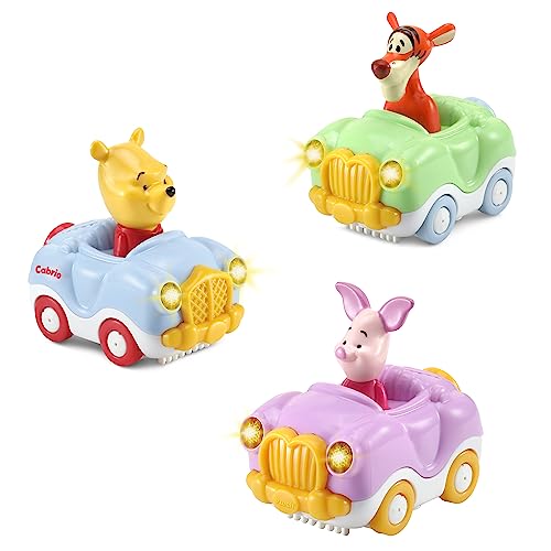 Vtech 80-406564 TUT TUT Baby Flitzer - Disney Set 1 (Winnie Puuhs Cabrio, Tiggers Cabrio, Ferkels Cabrio) von VTech Baby