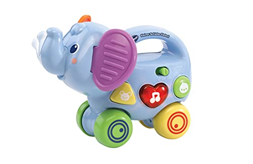 Vtech Baby Kleiner Schiebe-Elefant – Interaktives Spielzeug zum Schieben und Spielen – Mit Liedern, Melodien, Sätzen und Geräuschen – Für Kinder von 6-36 Monaten Vtech Baby Kleiner Schiebe-Elefant – Interaktives Spielzeug zum Schieben und Spielen – Mit Liedern, Melodien, Sätzen und Geräuschen – Für Kinder von 6-36 Monaten von VTech Baby