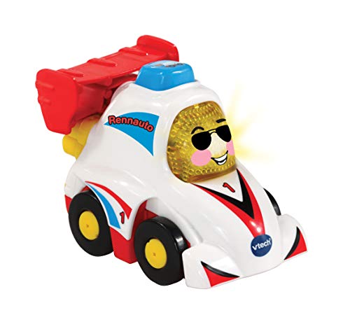 Vtech TUT TUT Baby Flitzer - Rennauto – Spielzeugauto mit Musik, aufleuchtender Taste, spannenden Sätzen und Geräuschen – Für Kinder von 1-5 Jahren Vtech TUT TUT Baby Flitzer - Rennauto – Spielzeugauto mit Musik, aufleuchtender Taste, spannenden Sätzen und Geräuschen – Für Kinder von 1-5 Jahren von Vtech