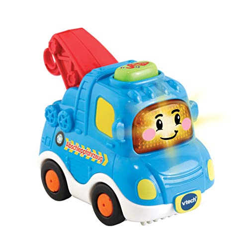 VTech Tut Tut Baby Flitzer - Abschleppfahrzeug – Spielzeugauto mit Musik, aufleuchtender Taste, spannenden Sätzen und Geräuschen – Für Kinder von 1-5 Jahren von Vtech