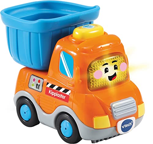 Vtech TUT TUT Baby Flitzer - Kipplaster – Spielzeugauto mit Musik, aufleuchtender Taste, spannenden Sätzen und Geräuschen – Für Kinder von 1-5 Jahren Vtech TUT TUT Baby Flitzer - Kipplaster – Spielzeugauto mit Musik, aufleuchtender Taste, spannenden Sätzen und Geräuschen – Für Kinder von 1-5 Jahren von VTech Baby