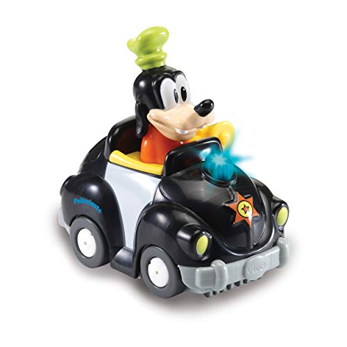 VTech 80-521604 TUT Baby Flitzer-Goofys Polizeiauto Police Babyspielzeug, Spielzeugauto, Auto, Goofy von Vtech