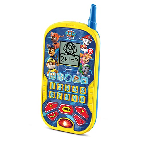 VTech 80-529522 Patrulla Canina Paw Patrol Lern-Telefon, interaktives Smartphone für Kinder + 3 Jahre, ESP-Version, único von Vtech