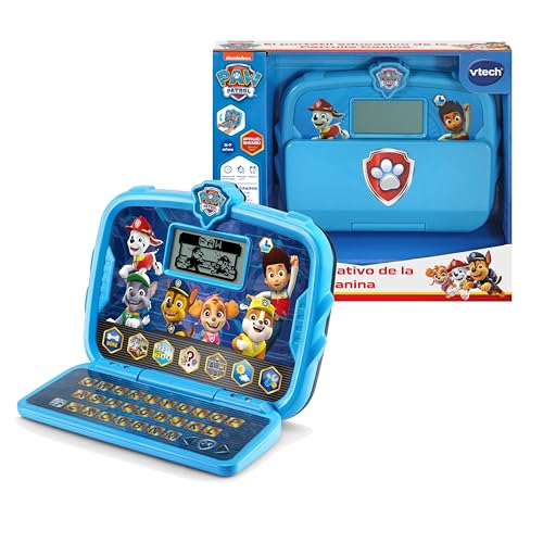 VTECH 80-530322 Patrulla Canina Paw Patrol Lerncomputer, tragbar für Kinder + 3 Jahre, ESP-Version, único VTECH 80-530322 Patrulla Canina Paw Patrol Lerncomputer, tragbar für Kinder + 3 Jahre, ESP-Version, único von Vtech