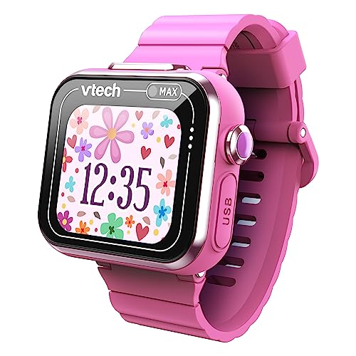 VTech KidiZoom Smart Watch MAX in Pink – Kinderuhr mit Duokamera für Fotos und Videos, zahlreichen Spielen, abwechslungsreichen Funktionen u. v . m. – Für Kinder von 5-12 Jahren von Vtech