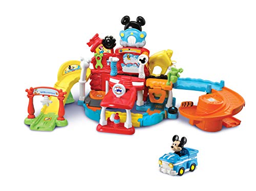 VTech 80-534804 Tut Tut Baby Flitzer - Mickys Autowerkstatt, Babyspielzeug, Spielzeugauto, Kinderauto, Garage für Kinder von Vtech