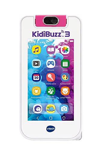 Vtech KidiBuzz 3 pink – Multifunktions-Messenger für Kinder – Mit sicherem Internetbrowser, Lernspielen, Nachrichtenapp, Kamera, Multimedia-Player u. v. m. – Für Kinder von 5-12 Jahren Vtech KidiBuzz 3 pink – Multifunktions-Messenger für Kinder – Mit sicherem Internetbrowser, Lernspielen, Nachrichtenapp, Kamera, Multimedia-Player u. v. m. – Für Kinder von 5-12 Jahren von Vtech