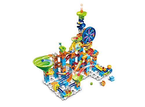 VTech Marble Rush - Ultimate Set XL100 E - Interaktive Murmelbahn mit spannenden Bahnelementen, verschiedenen Aufbaumöglichkeiten und Motor- sowie Lichteffekten - Für Kinder von 4-12 Jahren von Vtech
