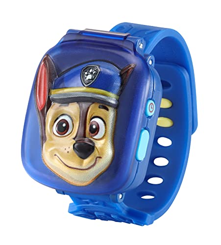 VTech PAW Patrol Chase-Lernuhr – Digitale Kinderuhr mit Timer, Stoppuhr, Wecker und Lernspielen – Für Kinder von 3-6 Jahren von Vtech