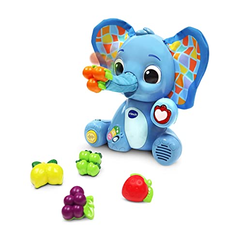 Vtech 80-552722 Baby-Elefant Fran, entwickelt Sinne und Emotionen | Interaktives Spielzeug für Kinder + 1 Jahr | ESP-Version | Farbe blau, único von Vtech