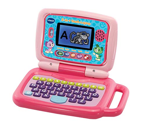 VTech 80-600954 2-in-1 Touch-Laptop pink Vorschulspielzeug von Vtech