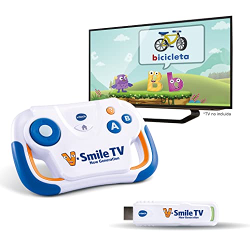 VTECH 80-613267 V.Smile TV New Generation | Plug&Play Lernspielzeug für Kinder + 3 Jahre | ESP-Version | Mehrfarbig, Multicolor, único von Vtech