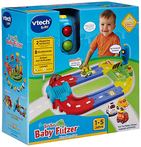 Vtech Baby 80-127804 - Tut Tut Baby Flitzer - Straßen-Set Mehrfarbig von VTech Baby