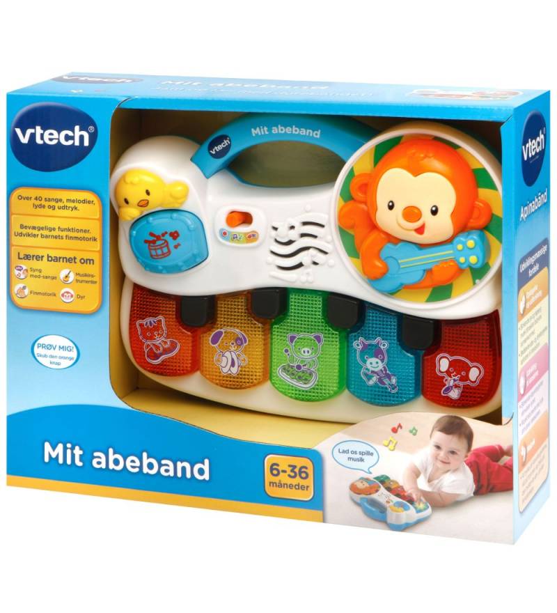 Vtech Musikinstrument - My Monkey Band - Dänisch - Vtech - One Size - Musikinstrumente von Vtech