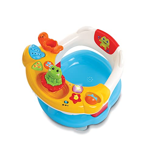 VTech Super Kindersitz 2-in-1 Baby Erstes Alter, Badespielzeug, 80-515405, mehrfarbig – Version FR von Vtech