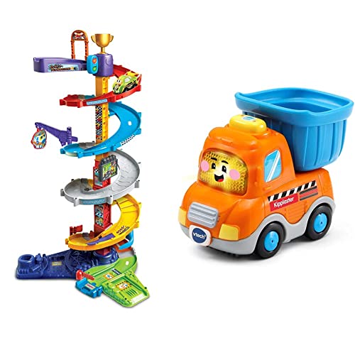 Vtech TUT TUT Baby Flitzer - 2-in-1 Turboturm – Großes Turm-Spielset mit 2 Aufbaumöglichkeiten, Turborenner, Weichen, Falltür u. v. m. 1-5 Jahren & 80-517304 TUT TUT Baby Flitzer - Kipplaster Vtech TUT TUT Baby Flitzer - 2-in-1 Turboturm – Großes Turm-Spielset mit 2 Aufbaumöglichkeiten, Turborenner, Weichen, Falltür u. v. m. 1-5 Jahren & 80-517304 TUT TUT Baby Flitzer - Kipplaster von Vtech