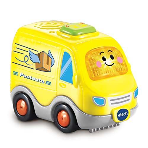 VTech TUT TUT Baby Flitzer - Postauto – Spielzeugauto mit Musik, aufleuchtender Taste, spannenden Sätzen und Geräuschen – Für Kinder von 1-5 Jahren VTech TUT TUT Baby Flitzer - Postauto – Spielzeugauto mit Musik, aufleuchtender Taste, spannenden Sätzen und Geräuschen – Für Kinder von 1-5 Jahren von VTech Baby