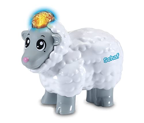 Vtech Tip Tap Baby Tiere - Schaf – Interaktives Spielzeug mit Licht und Musik für fantasievolle Rollenspiele – Für Kinder von 1-5 Jahren von Vtech