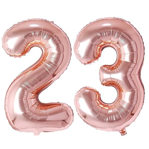 Vthoviwa 40 Zoll/18 Farbens Luftballon Zahlen 23/32 Rosegolden, Helium Luftballon 23/32. Geburtstag Foil Ballon, 0123456789,10-19,20-25,30,40,50,60,70,80,90, Folienballon 23/32 Party Dekoration Vthoviwa 40 Zoll/18 Farbens Luftballon Zahlen 23/32 Rosegolden, Helium Luftballon 23/32. Geburtstag Foil Ballon, 0123456789,10-19,20-25,30,40,50,60,70,80,90, Folienballon 23/32 Party Dekoration von Vthoviwa